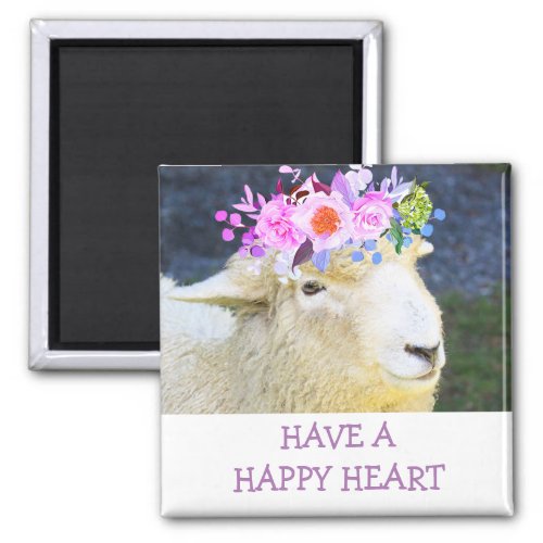 Inspirational Cute Sheep Magnet