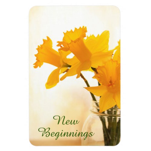 Inspirational Daffodil Magnet