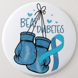 Inspirational Diabetes Awareness/Support Button