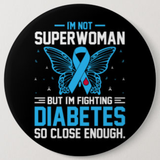 Inspirational Diabetes Awareness/Support Button