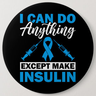 Inspirational Diabetes Awareness/Support Button