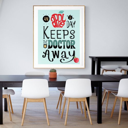Inspirational doctors quote motivation health poster