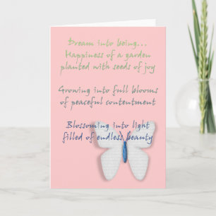Inspirational Dream Poem Card