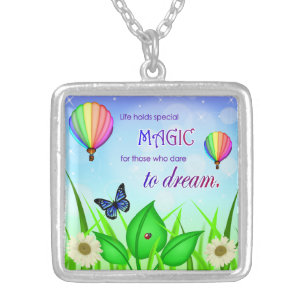 Inspirational Dream Quote Necklace