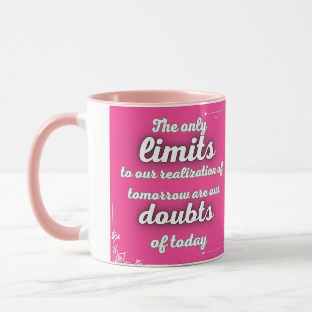 Inspirational drinkware for daily motivation Mug (Left)