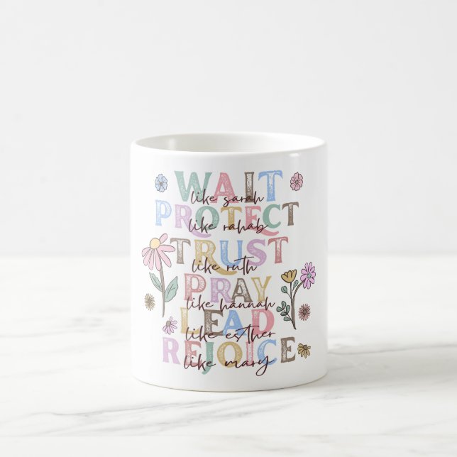 Inspirational Easter Christian Quote Coffee Mug (Center)