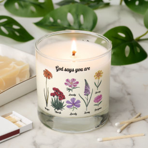 Inspirational Encouragement/Quotes Scented Candle