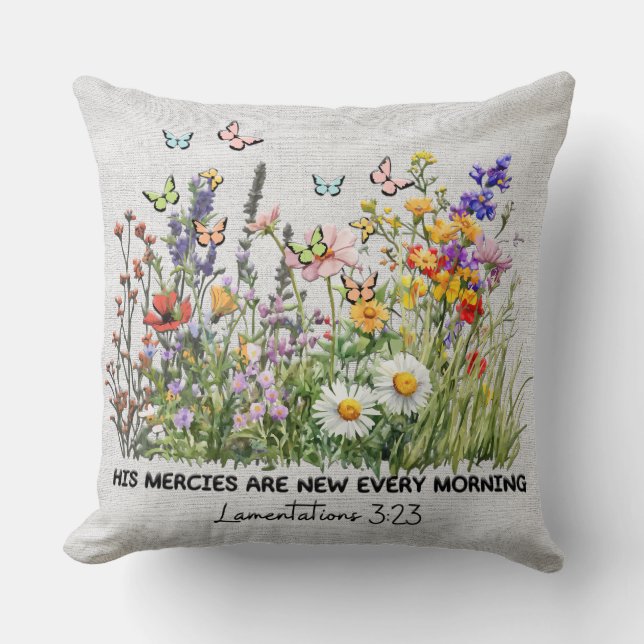 Inspirational Encouragement/Quotes Throw Pillow (Front)