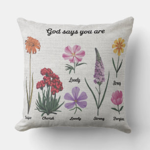 Inspirational Encouragement/Quotes Throw Pillow