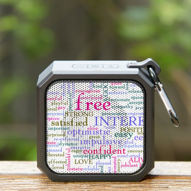 Inspirational Encouraging Words Bluetooth Speaker (Insitu(Outdoor))