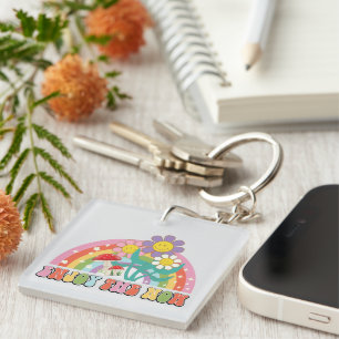 Inspirational Enjoy the Now Wordart Keychain