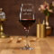 Inspirational Faith Bible Verse Etched Wine Glass