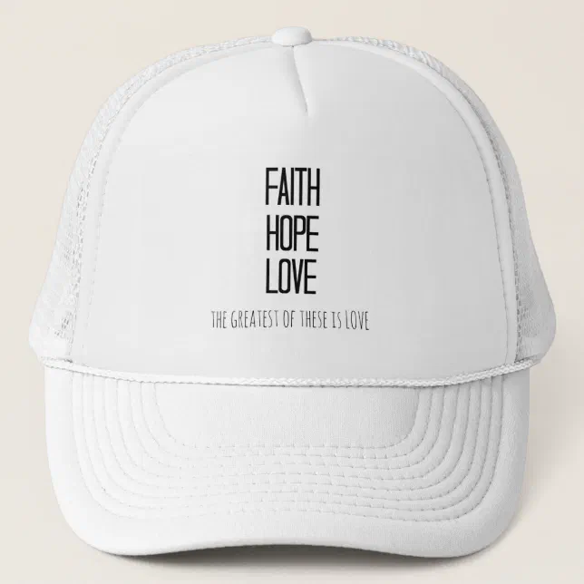 Hope Bible Verse Trucker Hat Hope Bible Verse Trucker Hat