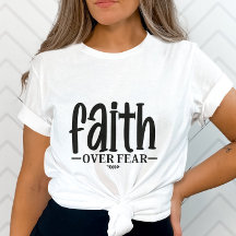Inspirational Faith Over Fear-Religious Gift