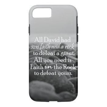 Inspirational Faith Quote Iphone 8/7 Case by Christian_Quote at Zazzle