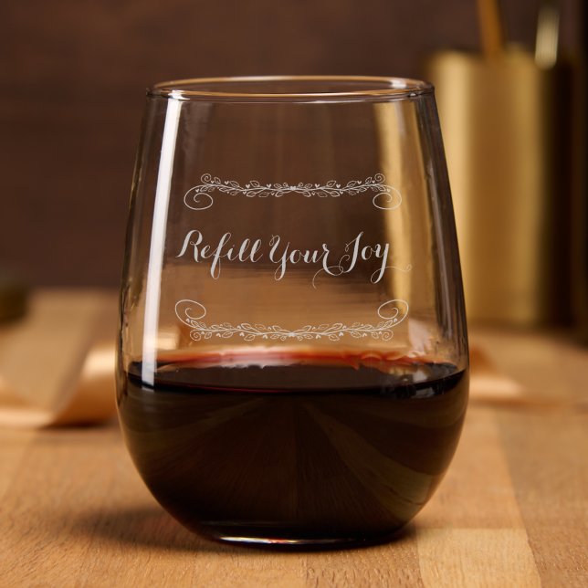 Inspirational Faith Quote Etched Glassware (Creator Uploaded)