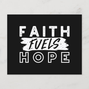 Inspirational Faith Quote – Faith Fuels Hope Flyer
