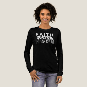 Inspirational Faith Quote – Faith Fuels Hope Tri-Blend Shirt