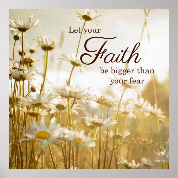 Inspirational Faith Quote Poster - photography | Zazzle.com