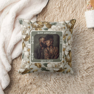 Inspirational Family Golden Anniversary Throw Pillow