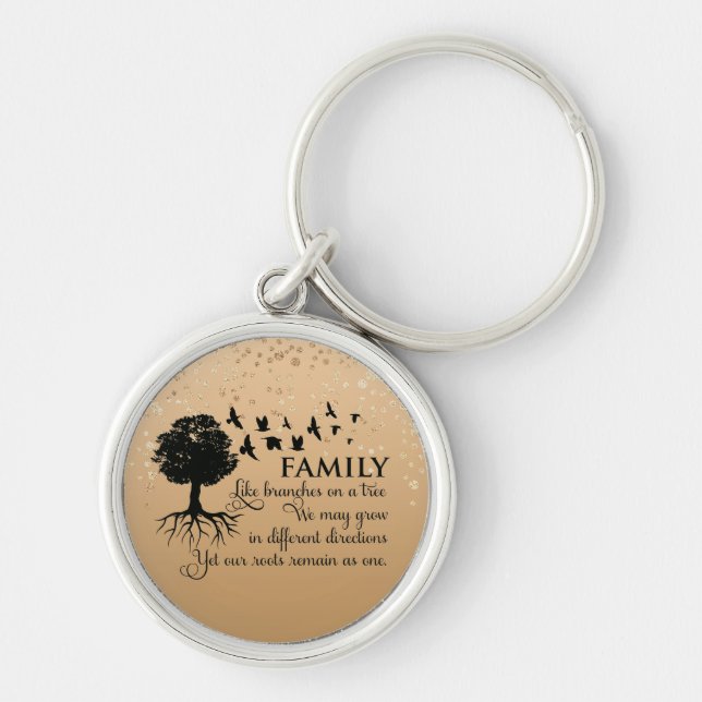 Inspirational Family Quote Keychain (Front)