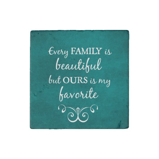 Inspirational Family Quote Stone Magnet | Zazzle.com