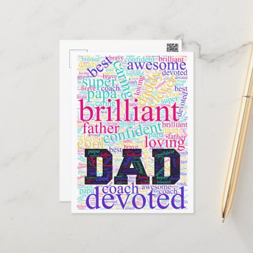 Inspirational Fathers Day Holiday Card