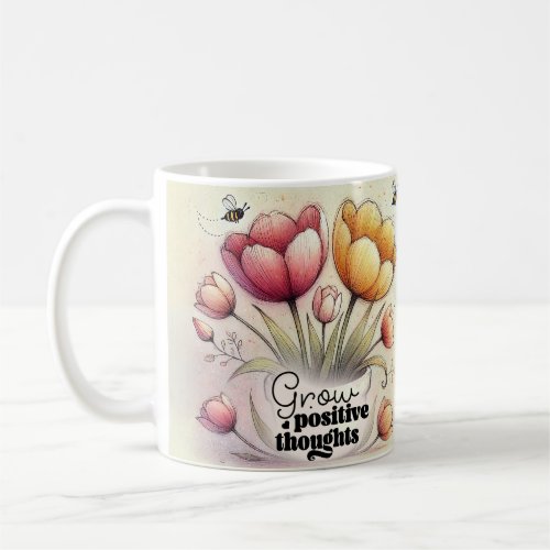Inspirational Floral Coffee Mug