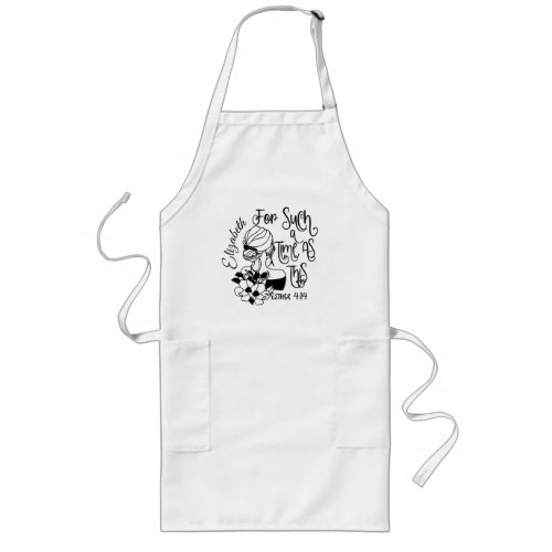 Inspirational For Such A Time As This Christian Th Long Apron