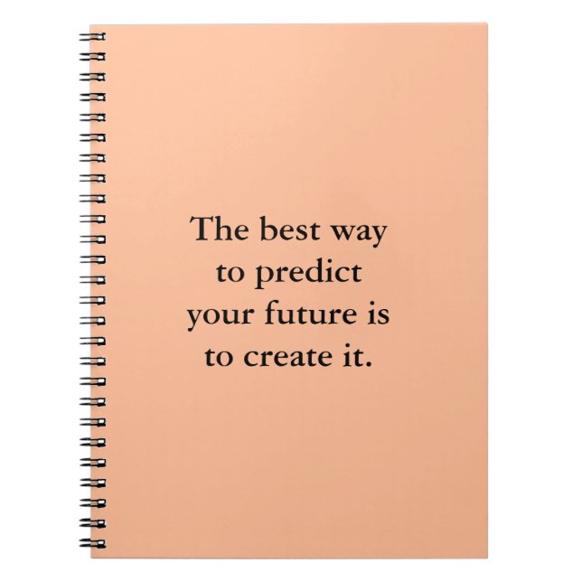 Inspirational for the Future Motivational Notebook (Front)