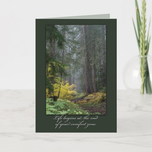 Inspirational Forest_Themed Card