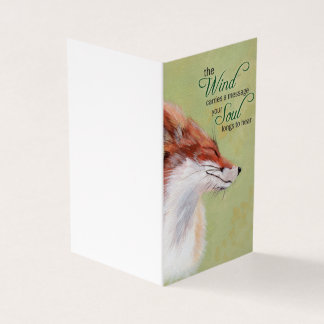 Inspirational Fox Card