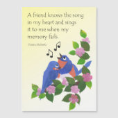 Inspirational Friendship Quote with Birds (Front)