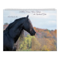 Inspirational Friesian Horse Calendar