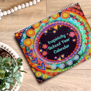 Inspirational Fun Cheerful Inspirivity School Calendar