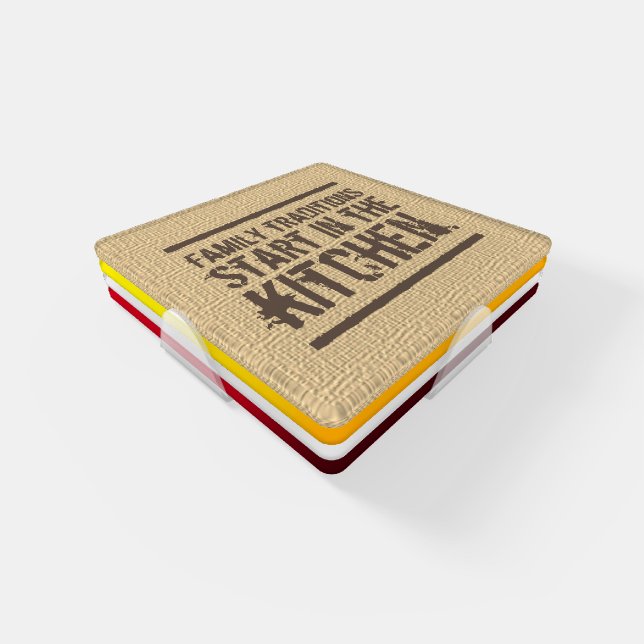 Inspirational Funny Kitschy Kitchen Humor Coaster Set (Set)