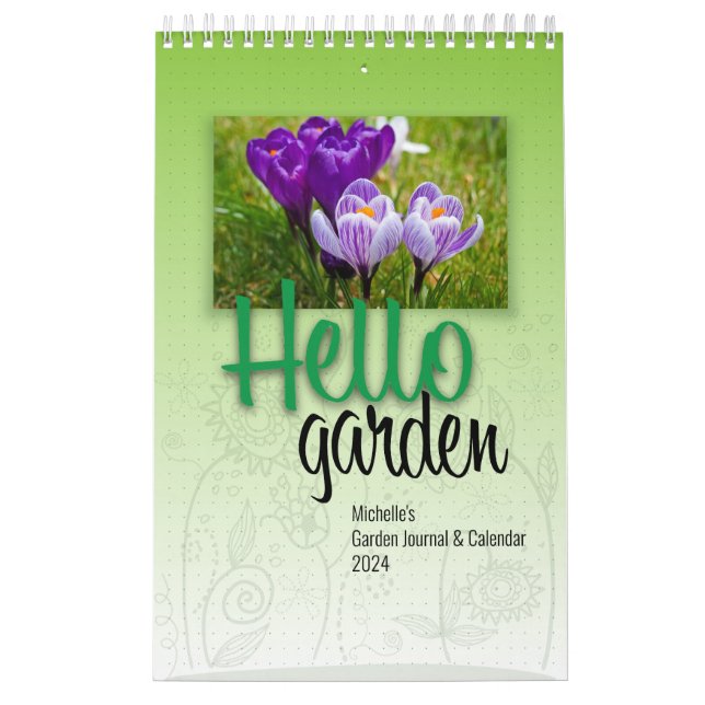 Inspirational Garden Notes & Planner 2026 Photo Calendar (Cover)