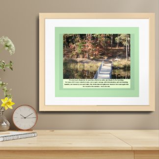 Inspirational Gifts Quiet Courage Framed Art