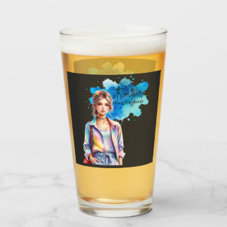 Inspirational Girl Graphic Glass
