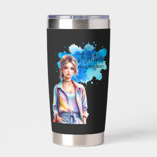 Inspirational Girl Graphic Insulated Tumbler