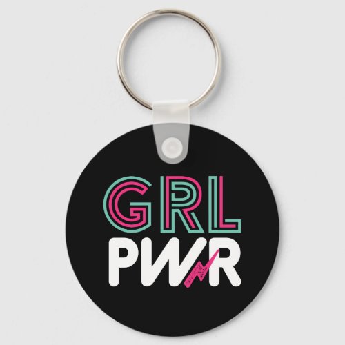 Inspirational Girl Power for Strong Woman Keychain