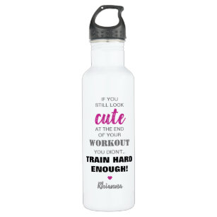 The Only Bad Workout Gym Quote Water Bottle by #GymGoals