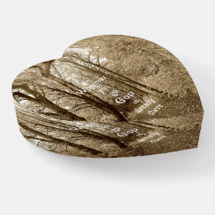 Inspirational God is Already There Christian Quote Paperweight