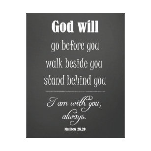 Bible Verse Black White Posters & Prints | Zazzle