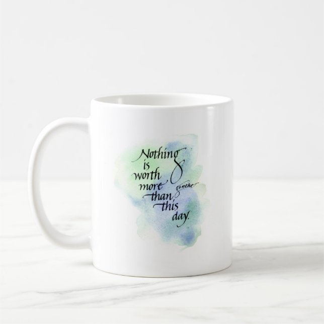 Inspirational Goethe mug (Left)