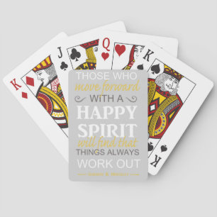 inspirational gordon b hinckley lds quote poker cards