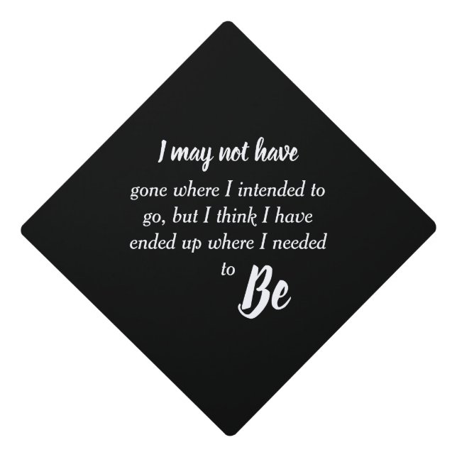 Inspirational Graduation Cap Cover (Front)
