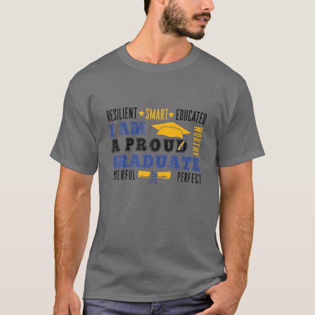 Inspirational Graduation Quote T-Shirt (Front)