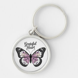Inspirational/Grateful Heart Keychain