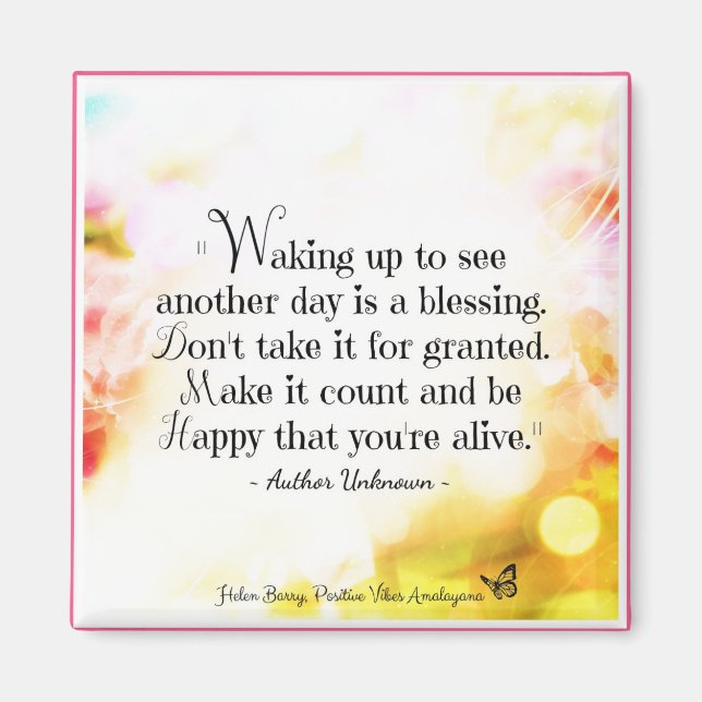 Inspirational Gratitude Magnet (Front)